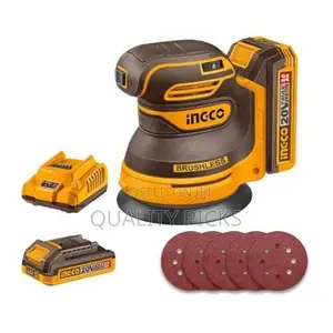 Ingco Lithium-Ion Cordless Sander.