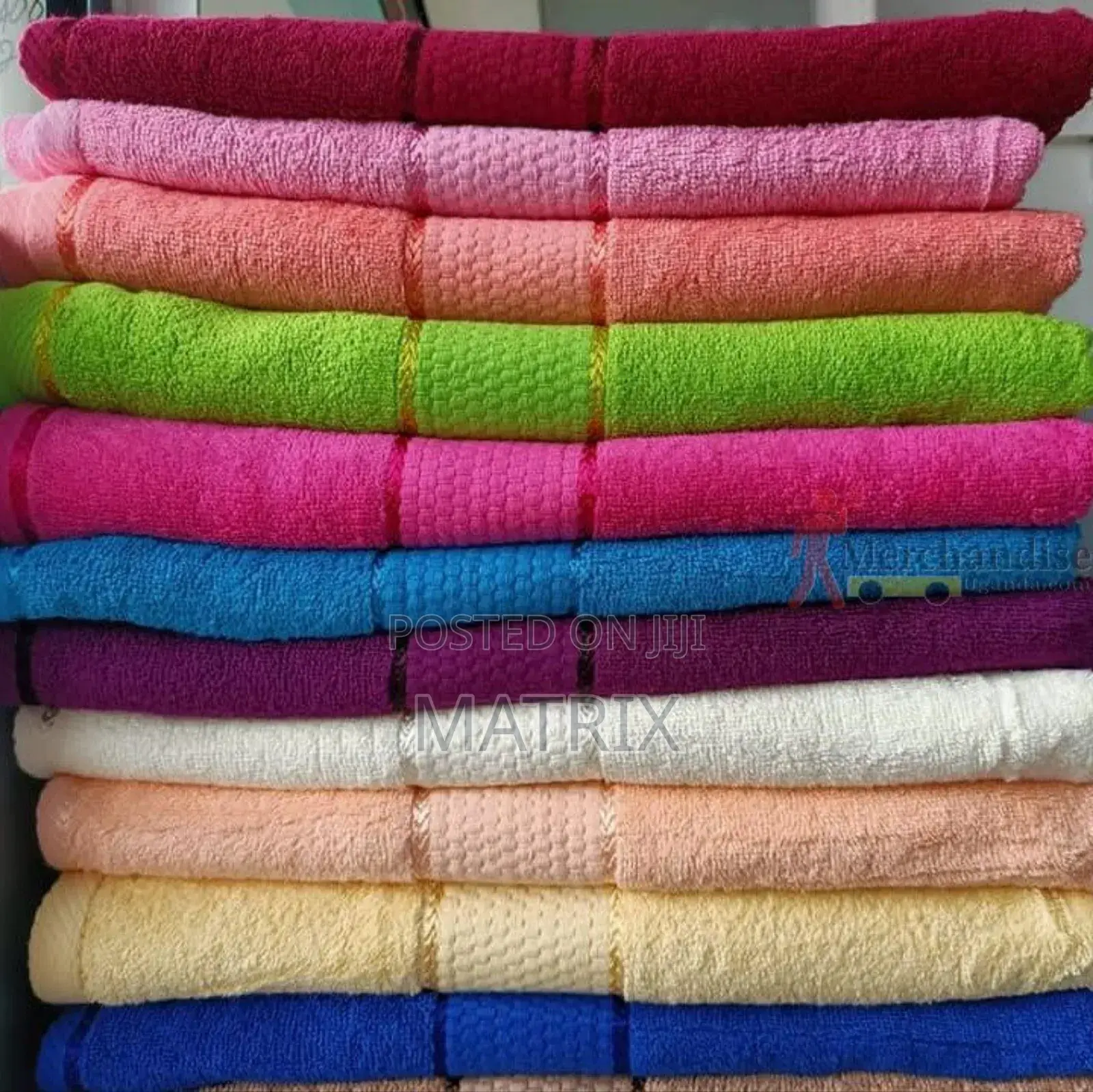 Large Coloured Towels