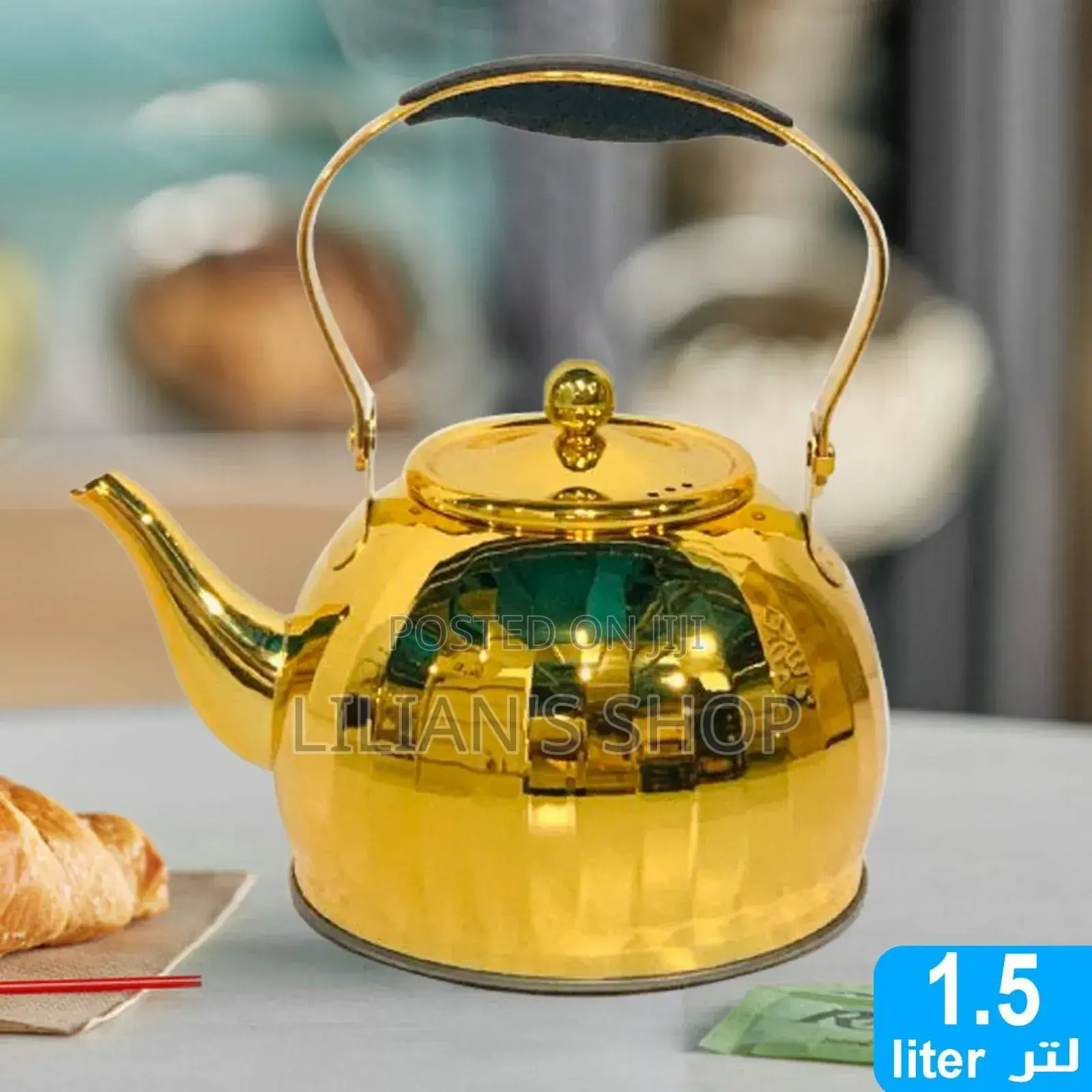 3l Gold Stainless Steel Kettle