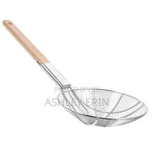 Stainless Steel Mesh Strainer With Wooden Handle