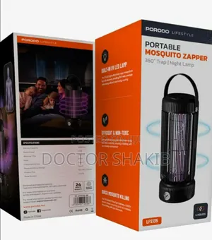 New Portable Insect Zapper With 360° Trap Night Lamp