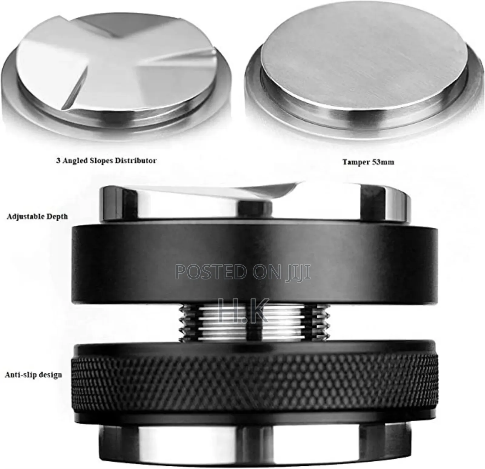 Adjustable Coffee Distributor and Tamper