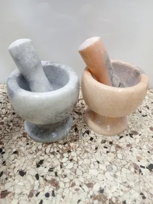 Marble Mortar and Pestle Set.