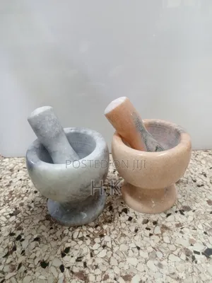 Marble Mortar and Pestle Set.