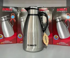 Always Stainless Steel Vacuum Flask, 2 Litre - Silver