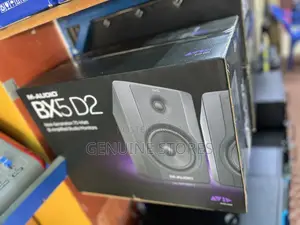 M-Audio Bx5 Studio Monitors in a Pair of Two Pieces.