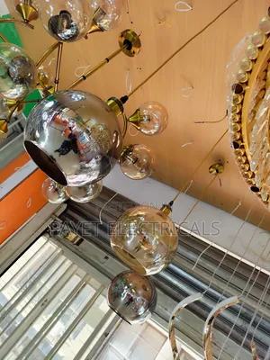 Single Pendant Lamp Holder With Glass
