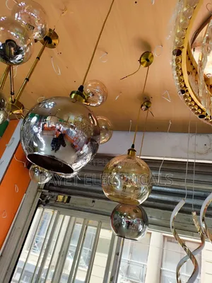 Single Pendant Lamp Holder With Glass