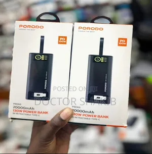 Brand New Porodo 20,000mah 130w Power Bank Pb066