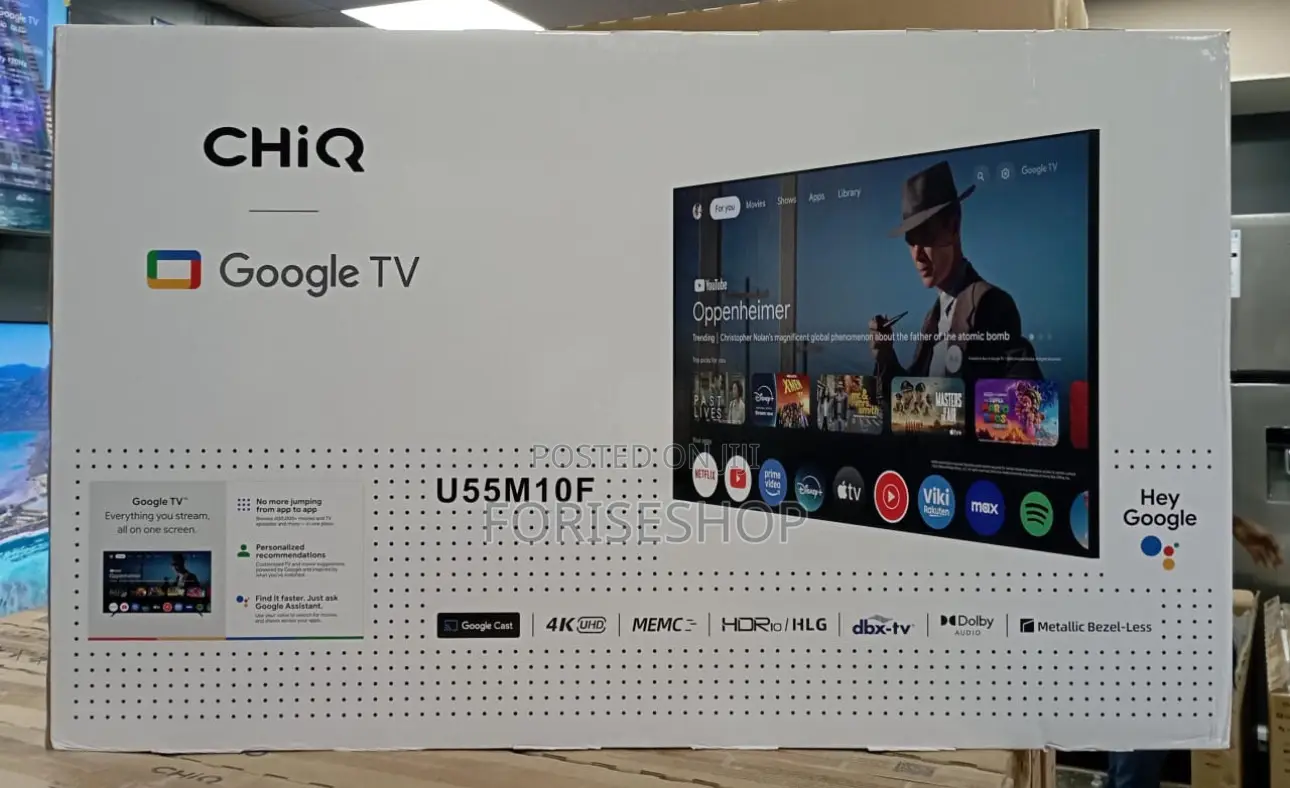 Chiq 55inch Smart Android TVS Available