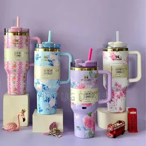 1200ml Original Floral Printed  Stanely Mug - Multicolor