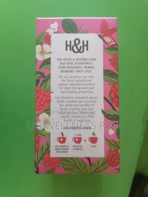 Organic Raspberry Leaf 20 Bag Heath and Heather