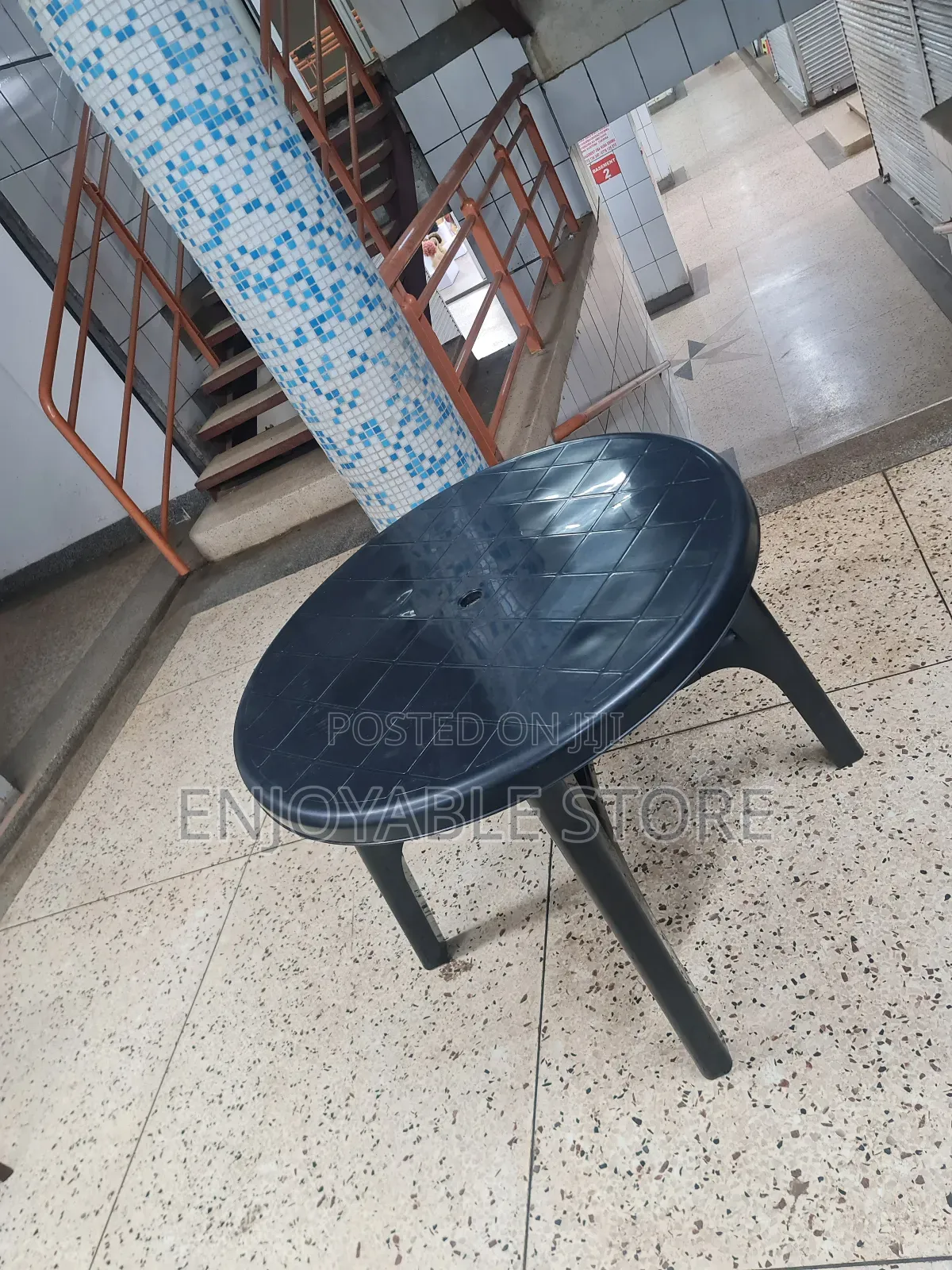 Black Plastic Table