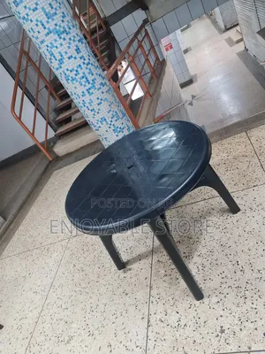 Black Plastic Table