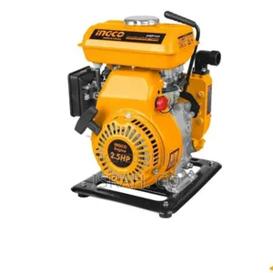 Ingco Gasoline Water Pump, Orange and Grey