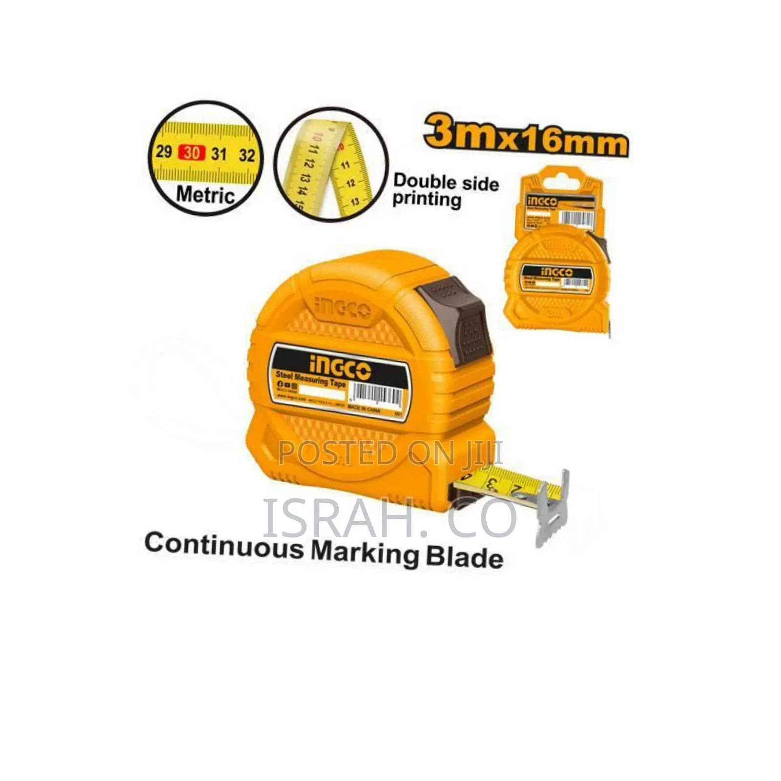Ingco Steel Measuring Tape.