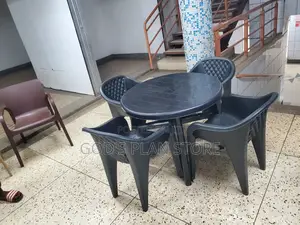 Sofa Chairs and Table Plastic Set