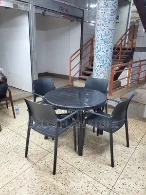Imported Plastic Table and Chairs Set