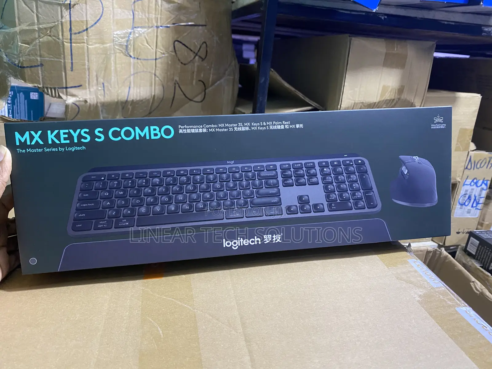 Logitech Mx Keys S Combo - Performance Wireless Keyboard