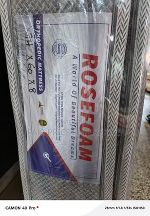 Rosefoam Mattress Orthopedic 6x6 By8 Inches