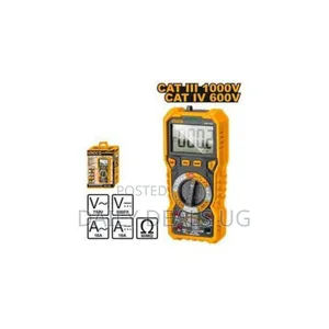 Ingco Industrial Multimeter Tester Dm7502 -Orange/Black