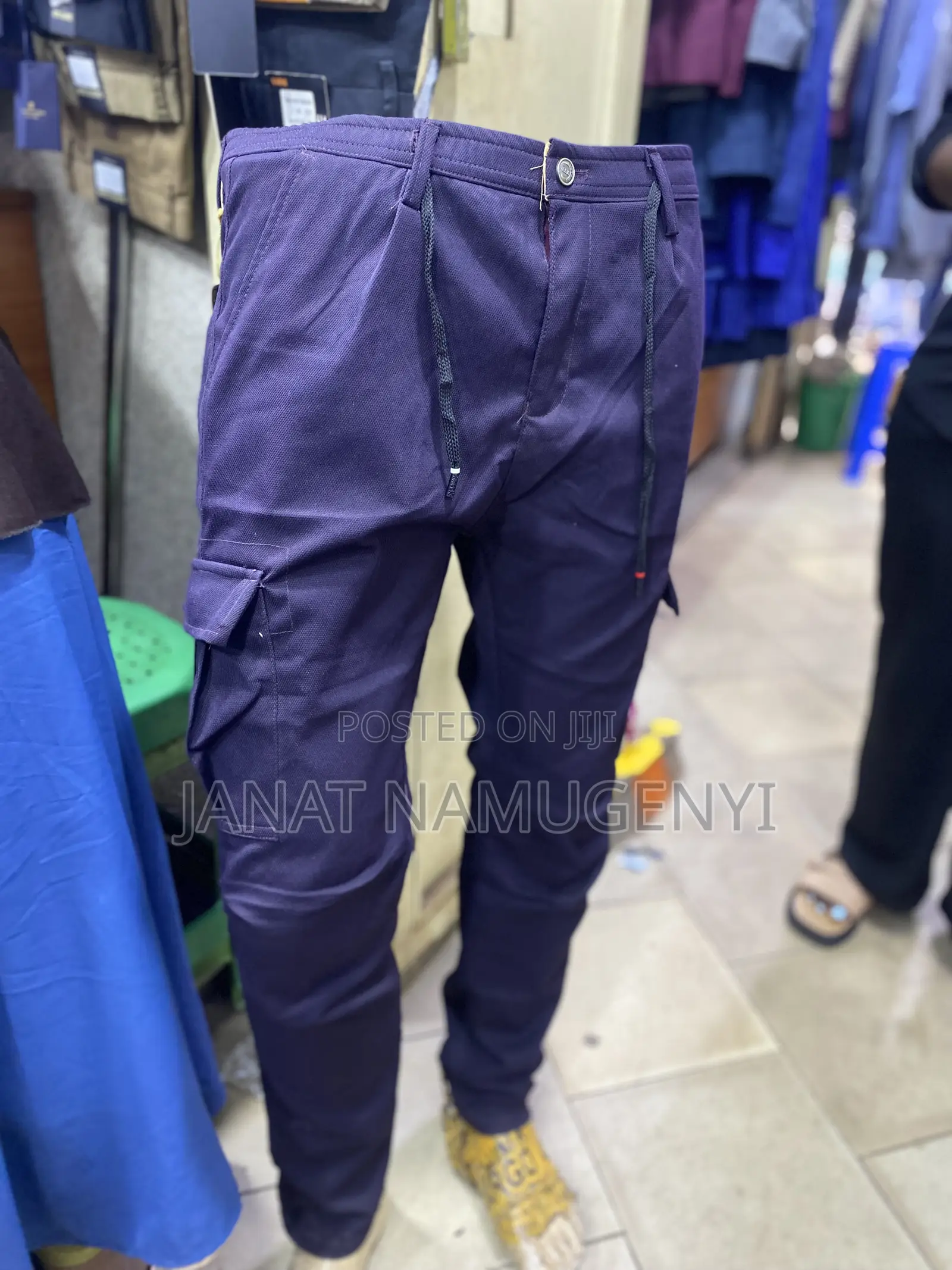 Pure Cotton Cargo Pants