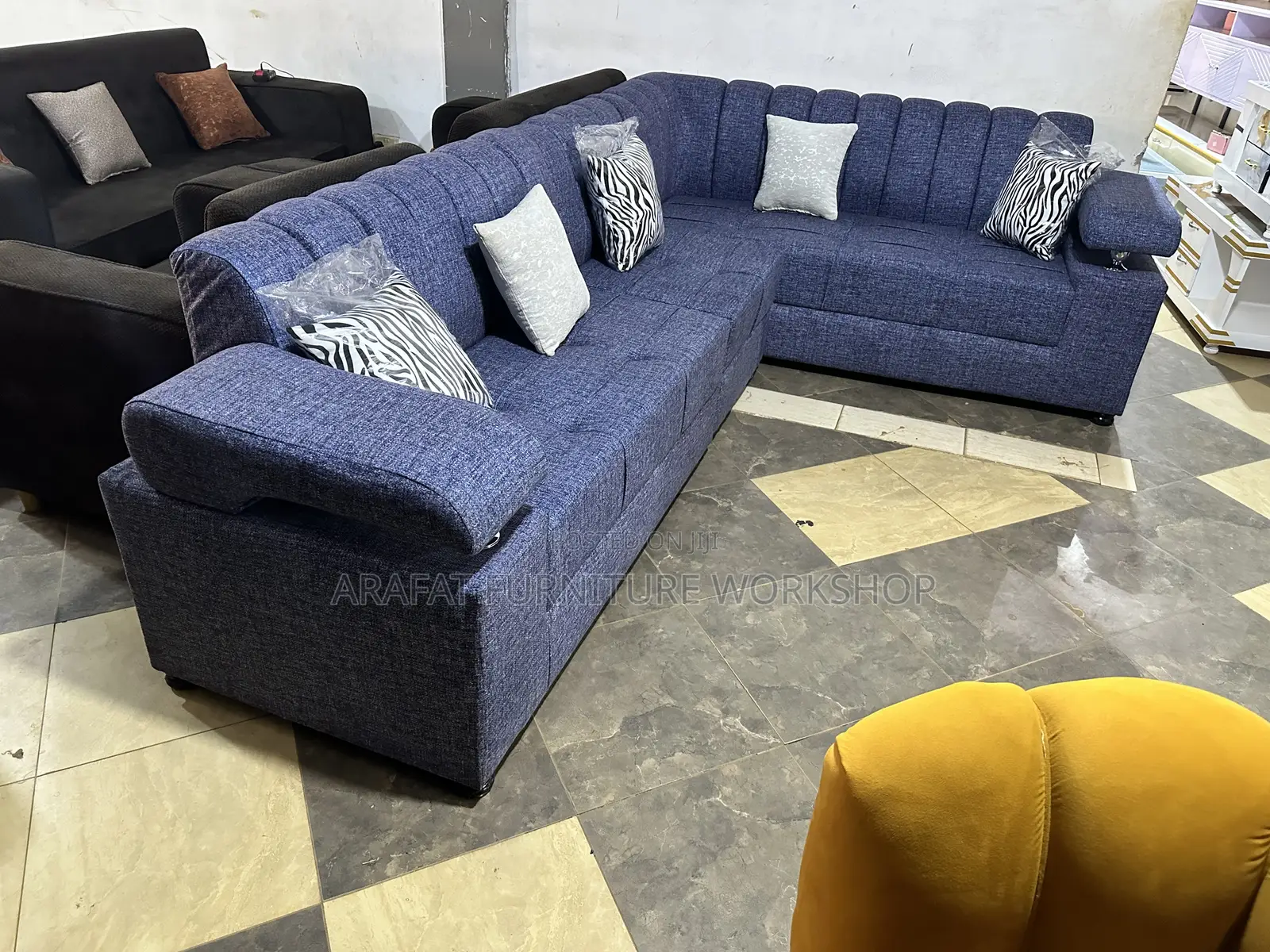 Modern Mini L Shape Sofa