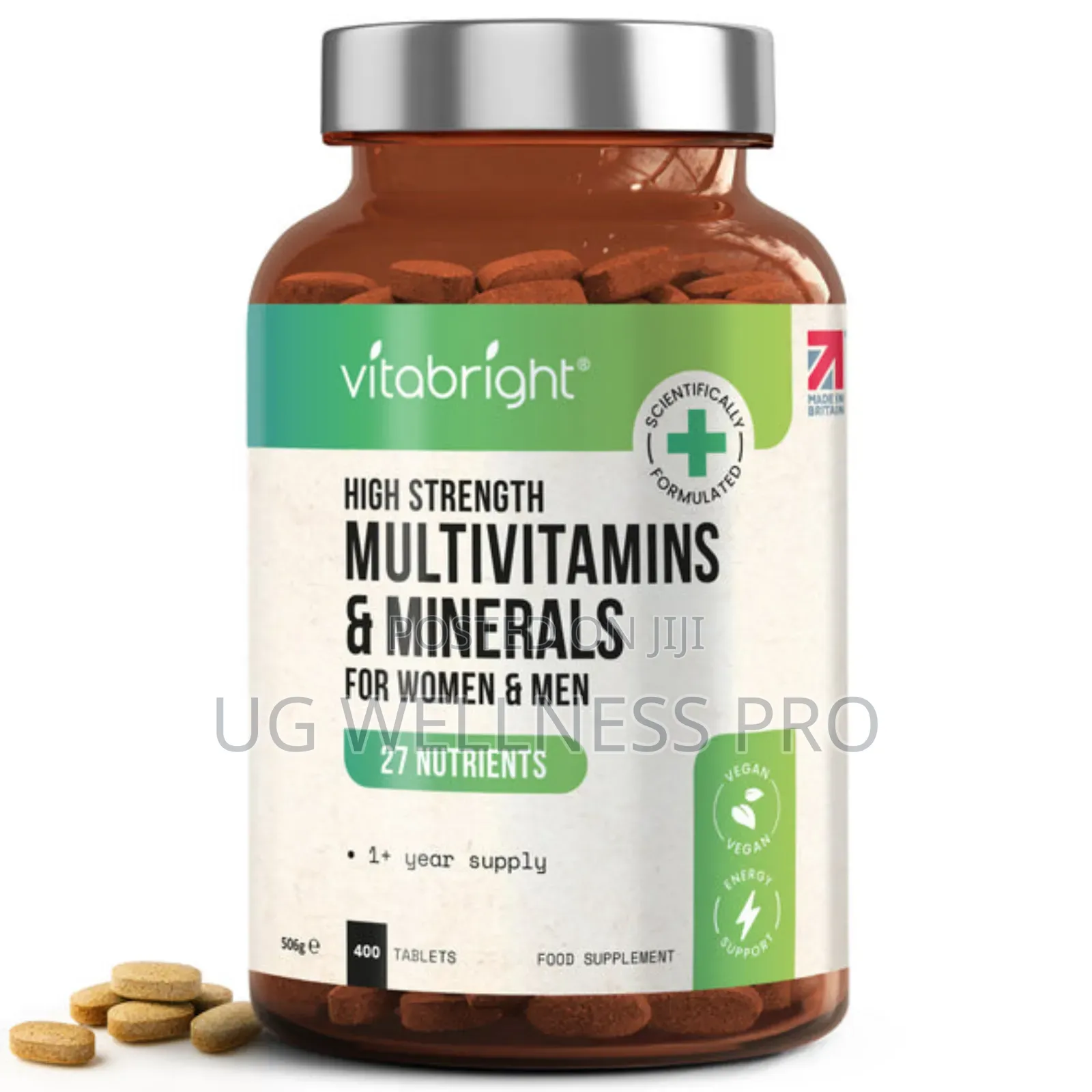 Vitabright Multivitamin Mineral Tablets Men And Women 13 Month Supply