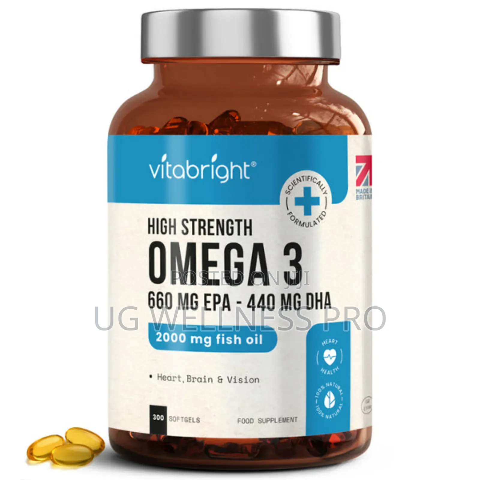 Vitabright Omega 3 Capsules 5 Month Supply