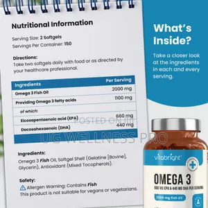 Vitabright Omega 3 Capsules 5 Month Supply
