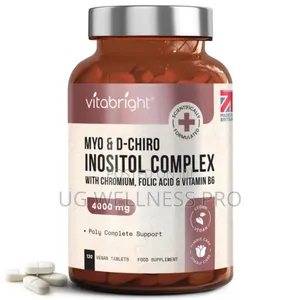 Vitabright Chewable Myo Inositol D Chiro Inositol 1 Month Supply