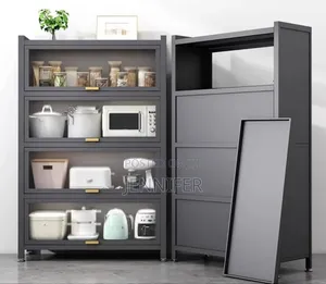 5-Tier Kitchen Storage Cabinet With Flip Doors