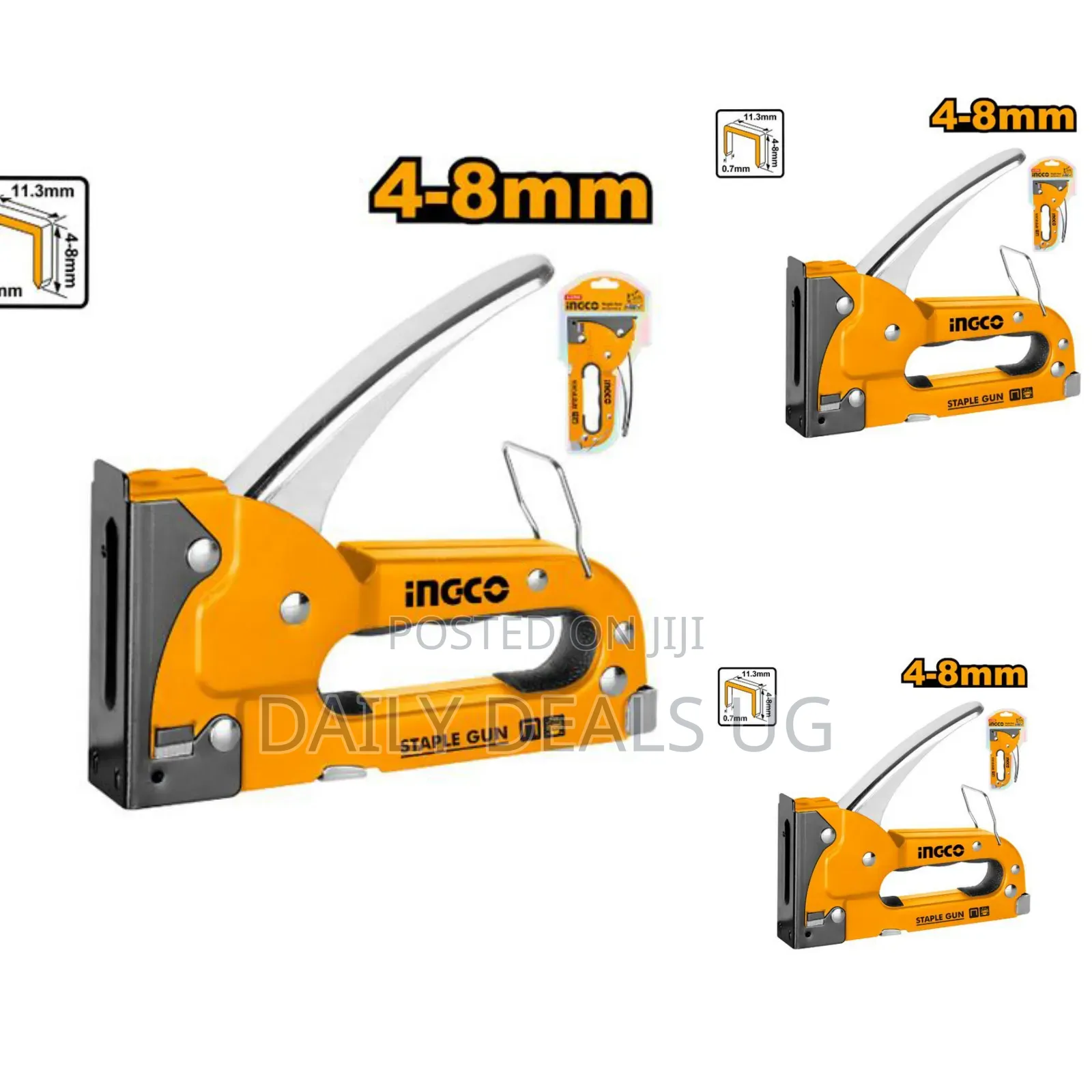 Ingco Hsg14012 -Staple Gun -Orange