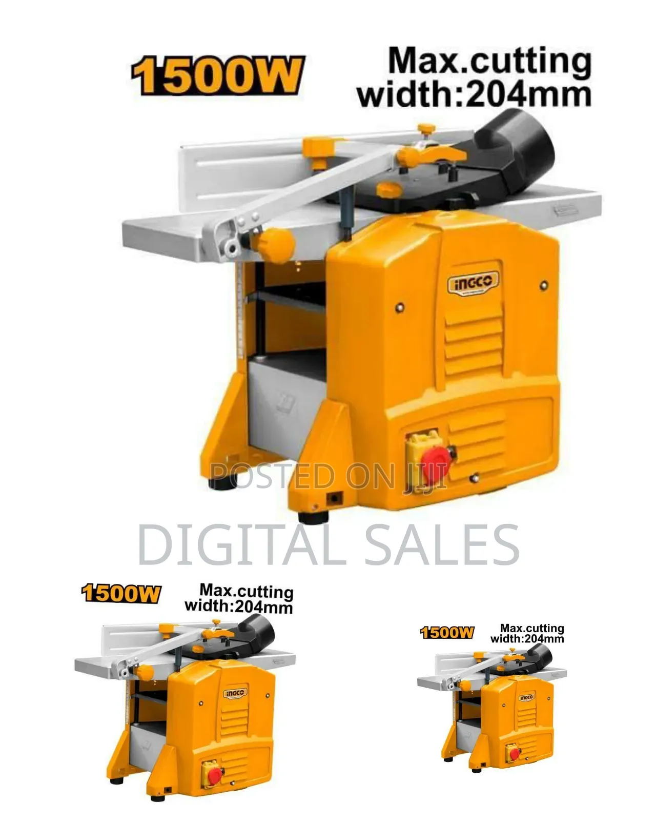 Ingco Jap15001 - Jointer and Planer - Orange