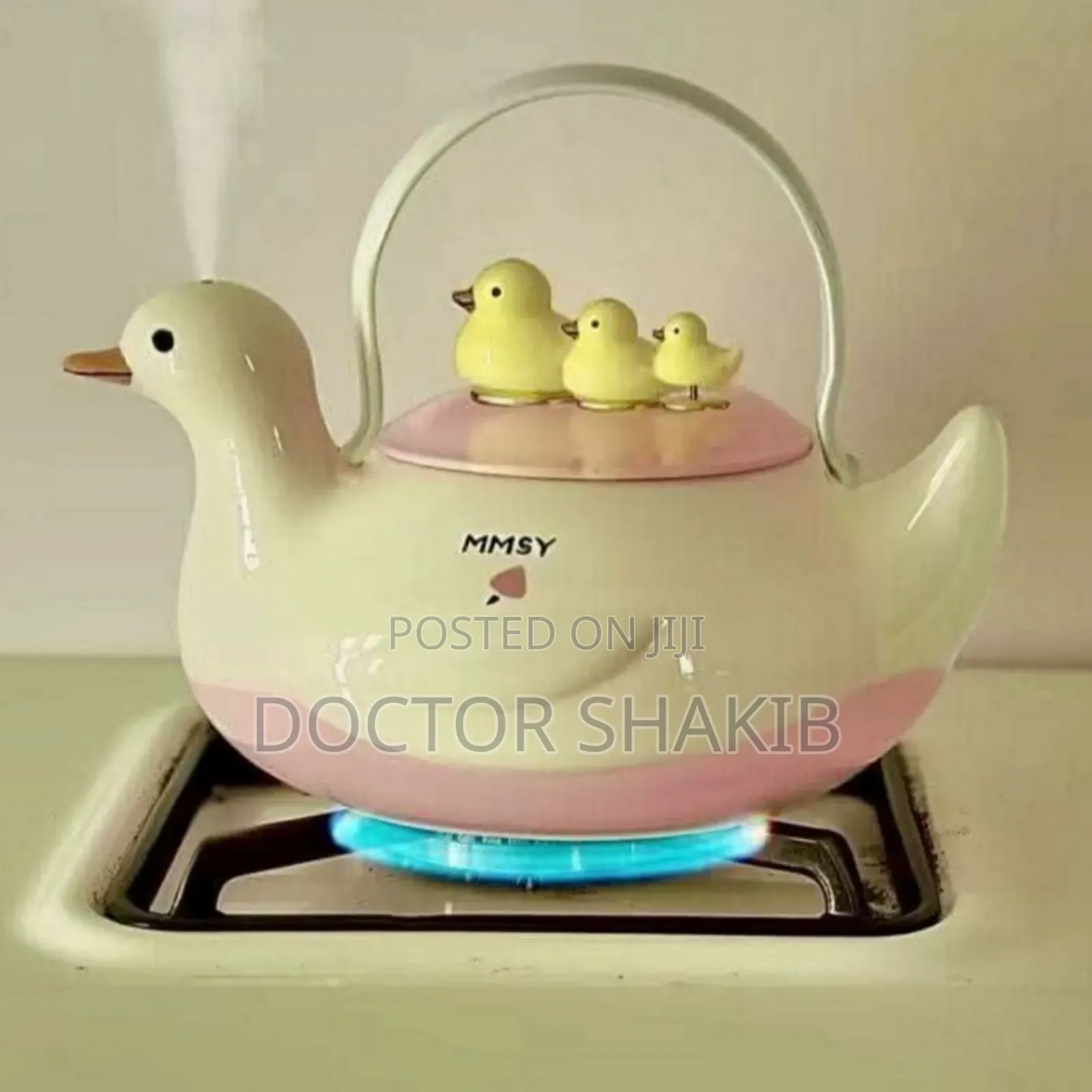 Luxurious 1000ml Ceramic Duck Teapot