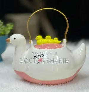 Luxurious 1000ml Ceramic Duck Teapot