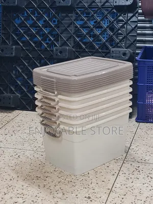 Multiple Plastic Storage Boxes Storage Boxes