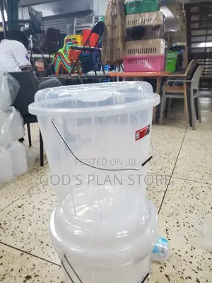 Complast 20litres Plastic Clear Bucket