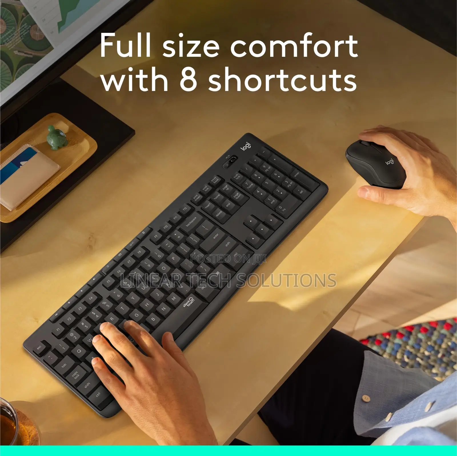 Logitech Mk295 Wireless Mouse Keyboard Combo With Silenttouch