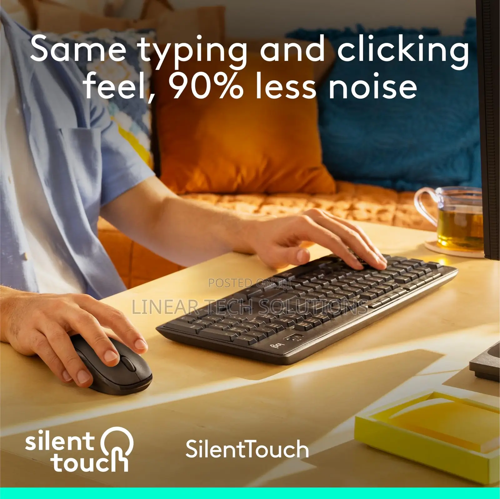 Logitech Mk295 Wireless Mouse Keyboard Combo With Silenttouch