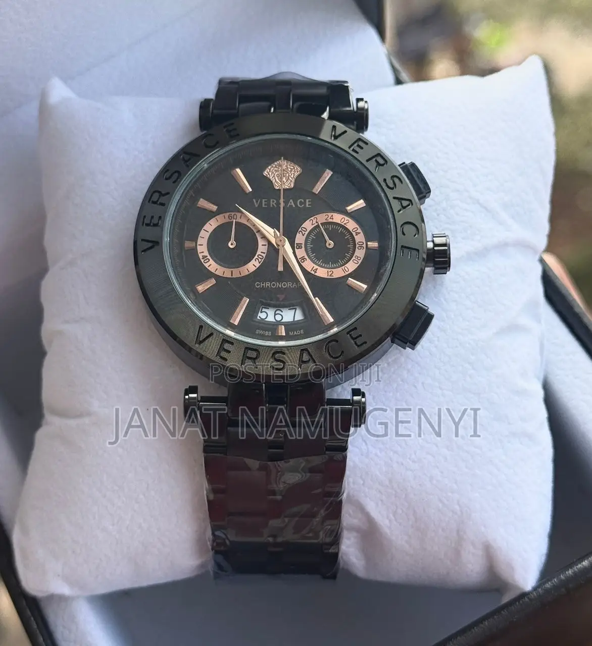 Black Versace Watch