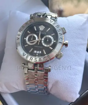 Silver Versace Watch