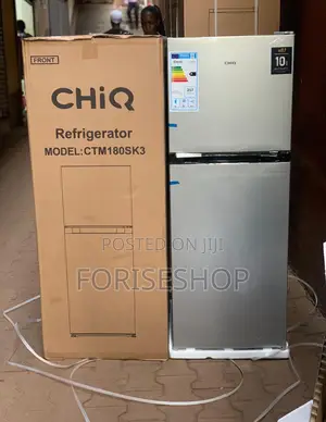 Chiq 180l Double Door Fridge