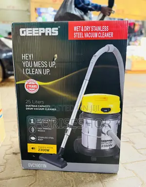 Geepas Wet & Dry Vaccum Cleaner 25ltrs