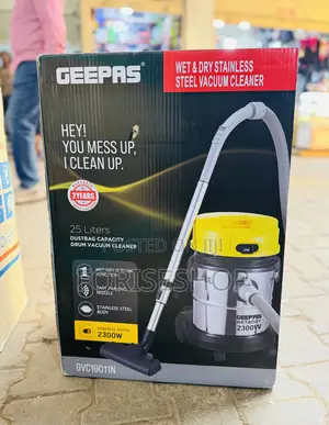 Geepas 25ltr Wet & Dry Vaccum Cleaner