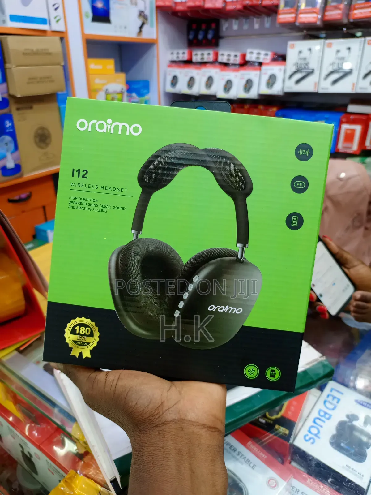 Oraimo I12 Wireless Headset.