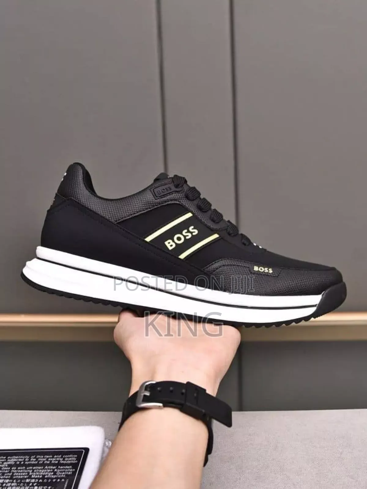 Boss Shoes X Black