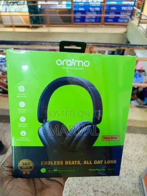 Oraimo Boompop Lite Enc Over-Ear Wireless Headphones.