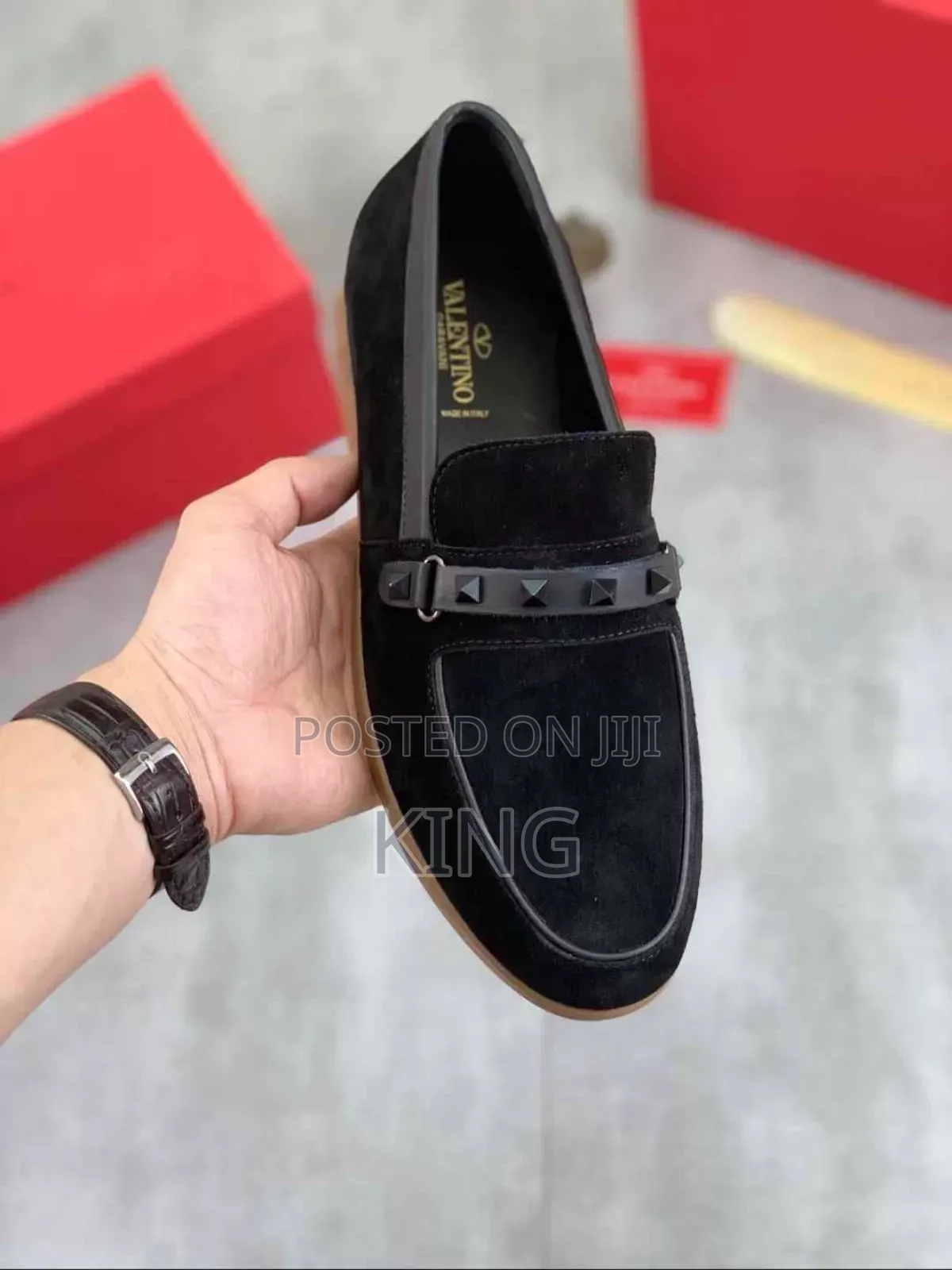 Valentino Suede Loafers