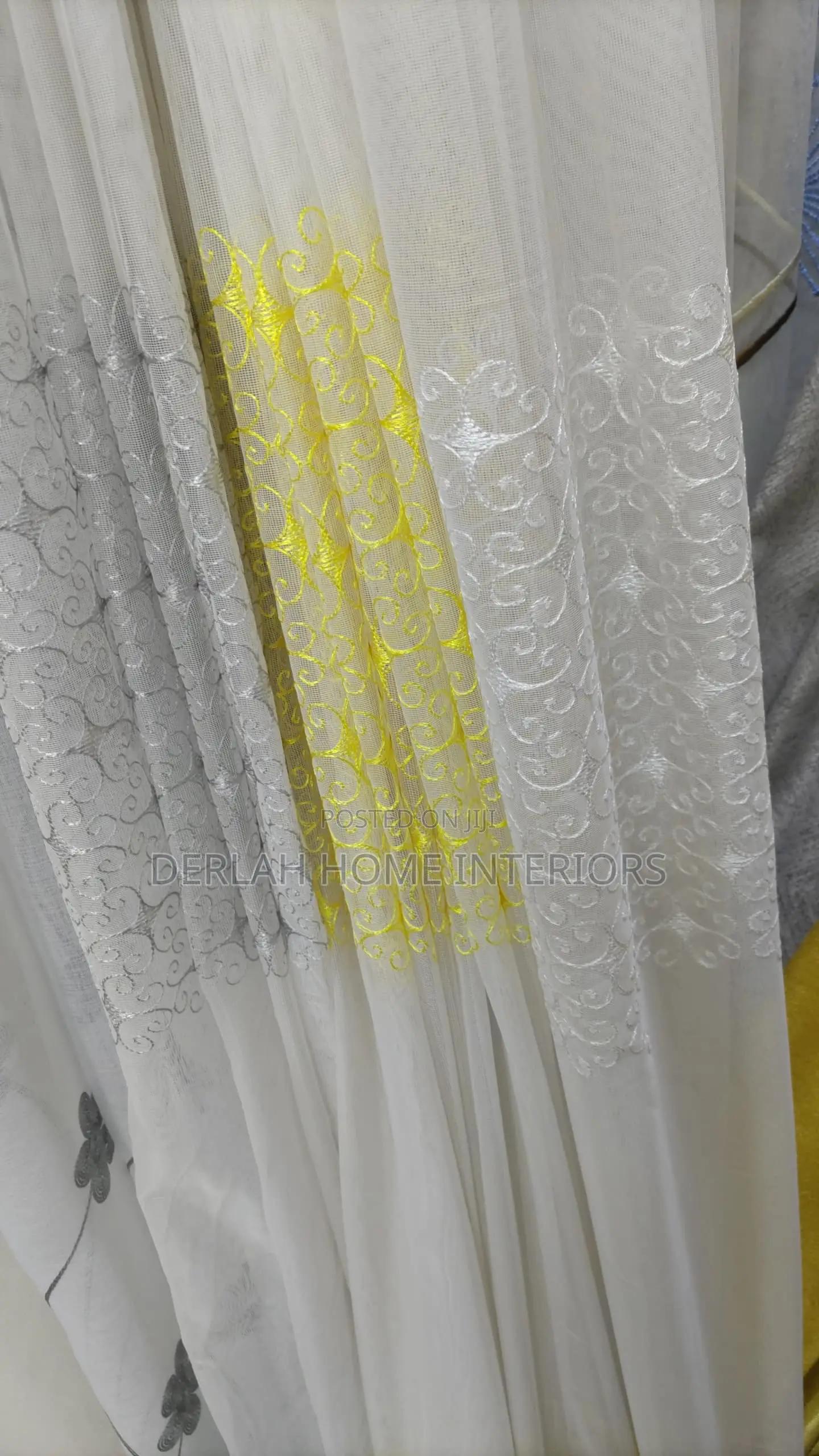 Quality Curtain Sheers for Yellow Curtains